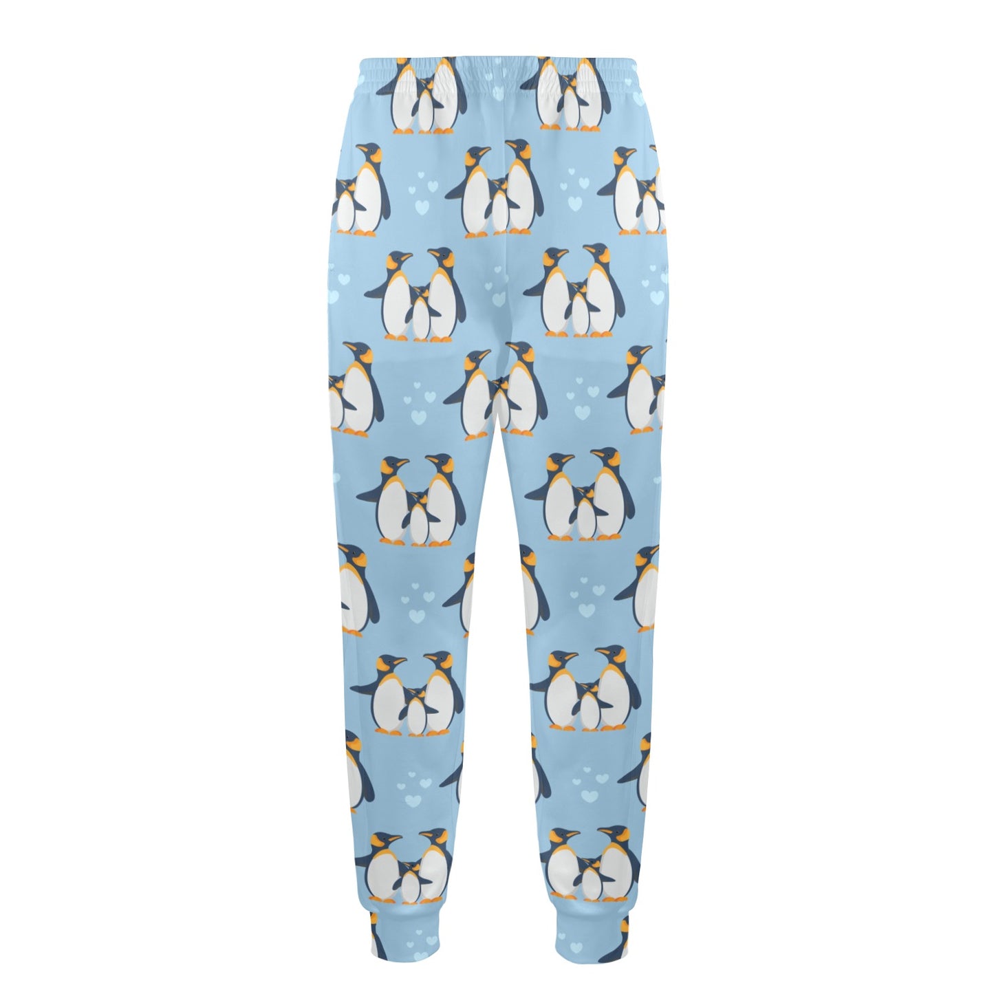 Penguin Pattern Print Design A04 Men's Casual Track Pants