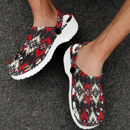 Southwestern Pattern Unisex Clogs Shoes