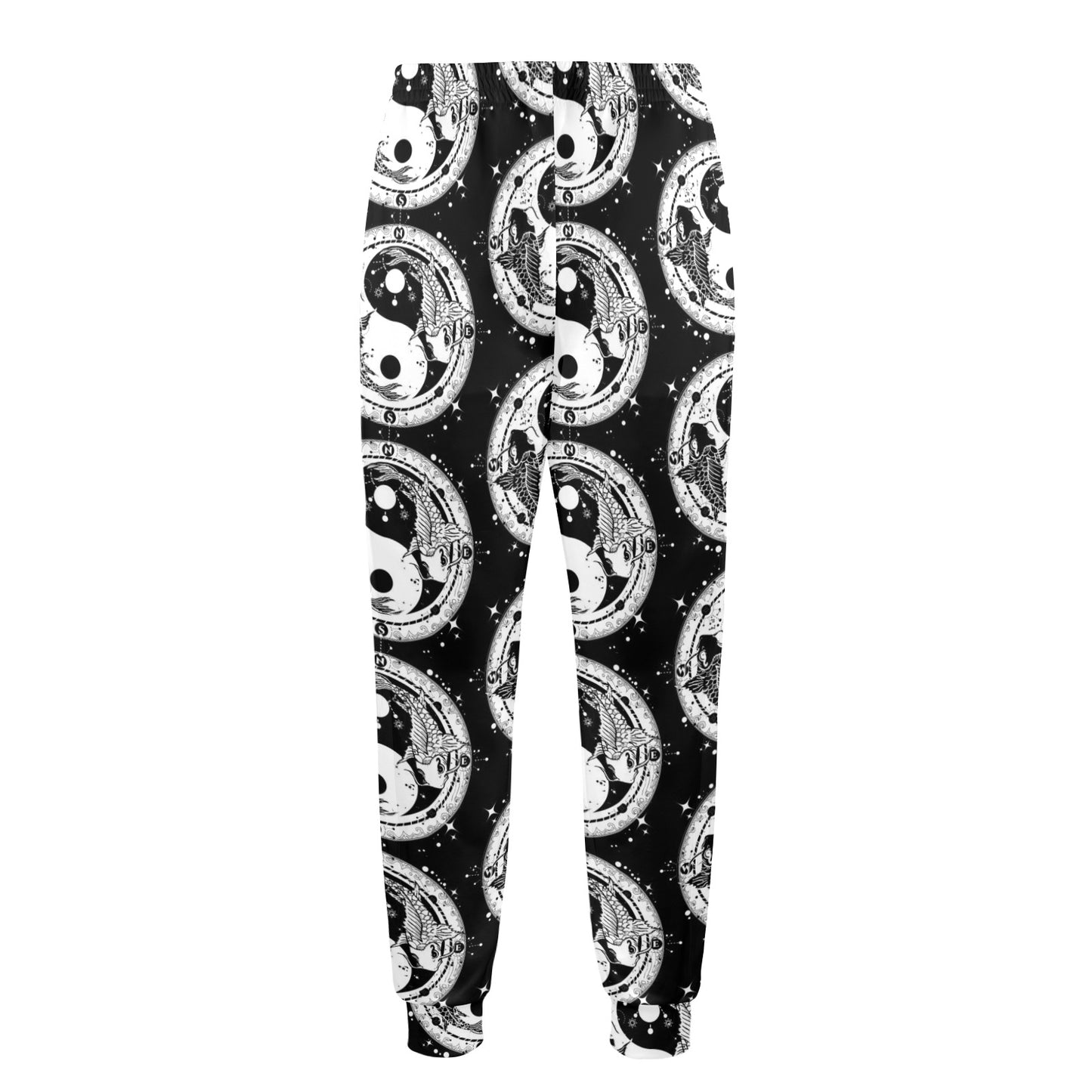 Yin Yang Koi Fish Men's Casual Track Pants
