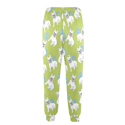 French Bulldogs Design Print Pattern JJ0224 Men's Casual Track Pants