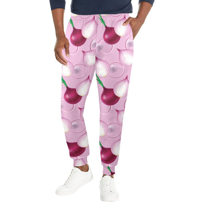 Onion Pattern Print Design A01 Men's Casual Track Pants