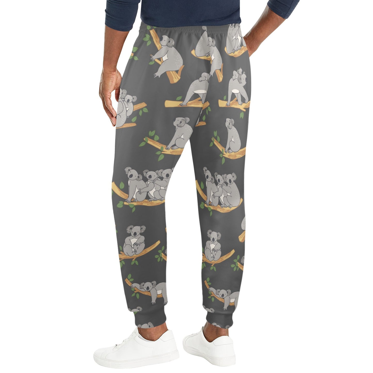 Koala Pattern Print Design 07 Men's Casual Track Pants