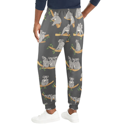 Koala Pattern Print Design 07 Men's Casual Track Pants