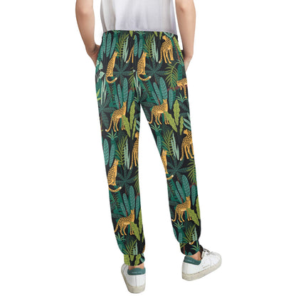 Jaguar Jungle Pattern Print Design 03 Women's Casual Track Pants