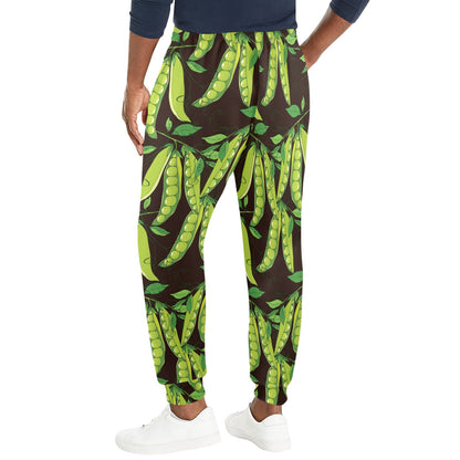 Peas Pattern Print Design A03 Men's Casual Track Pants