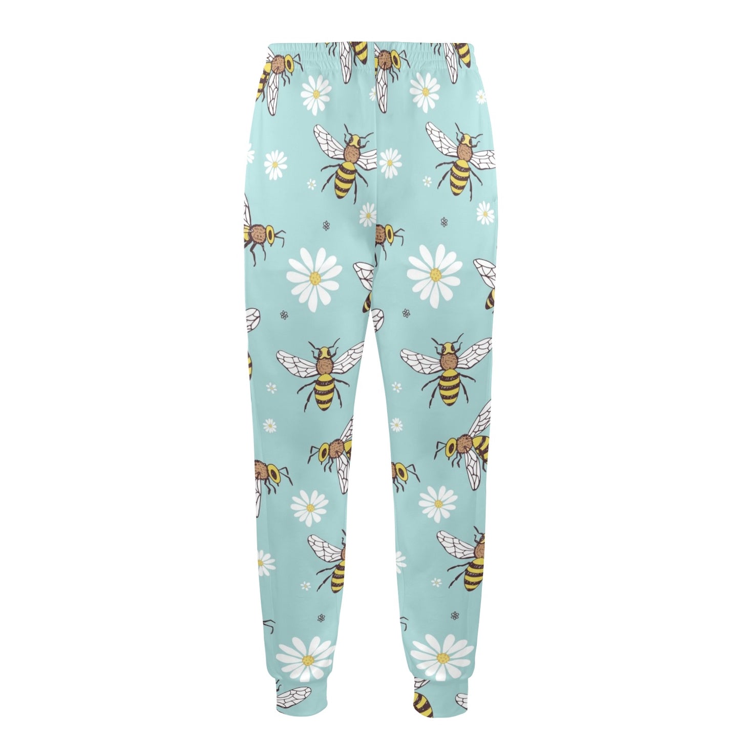 Bee Pattern Print Design BEE010 Men's Casual Track Pants