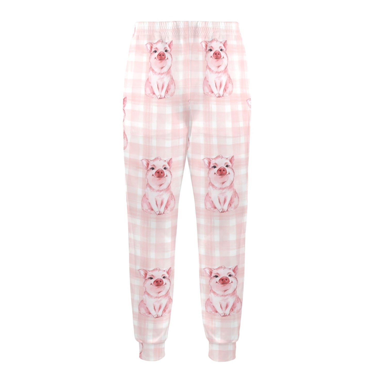 Pig Baby Pattern Print Design 01 Men's Casual Track Pants