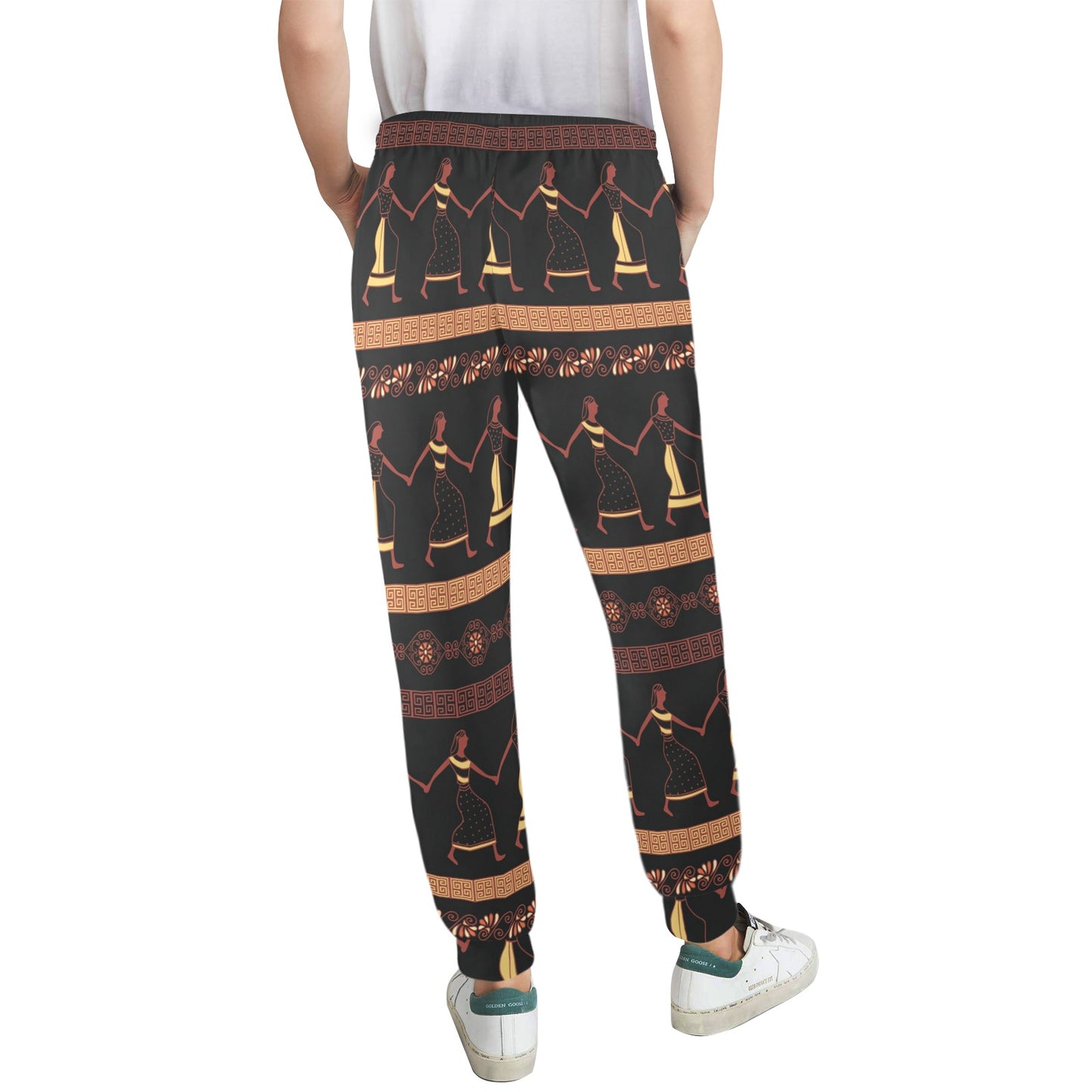 Ancient Greek Human Print Design LKS306 Women's Casual Track Pants