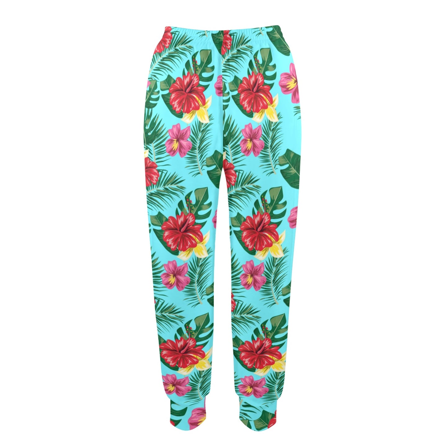 Hibiscus Hawaiian Flower Women's Casual Track Pants