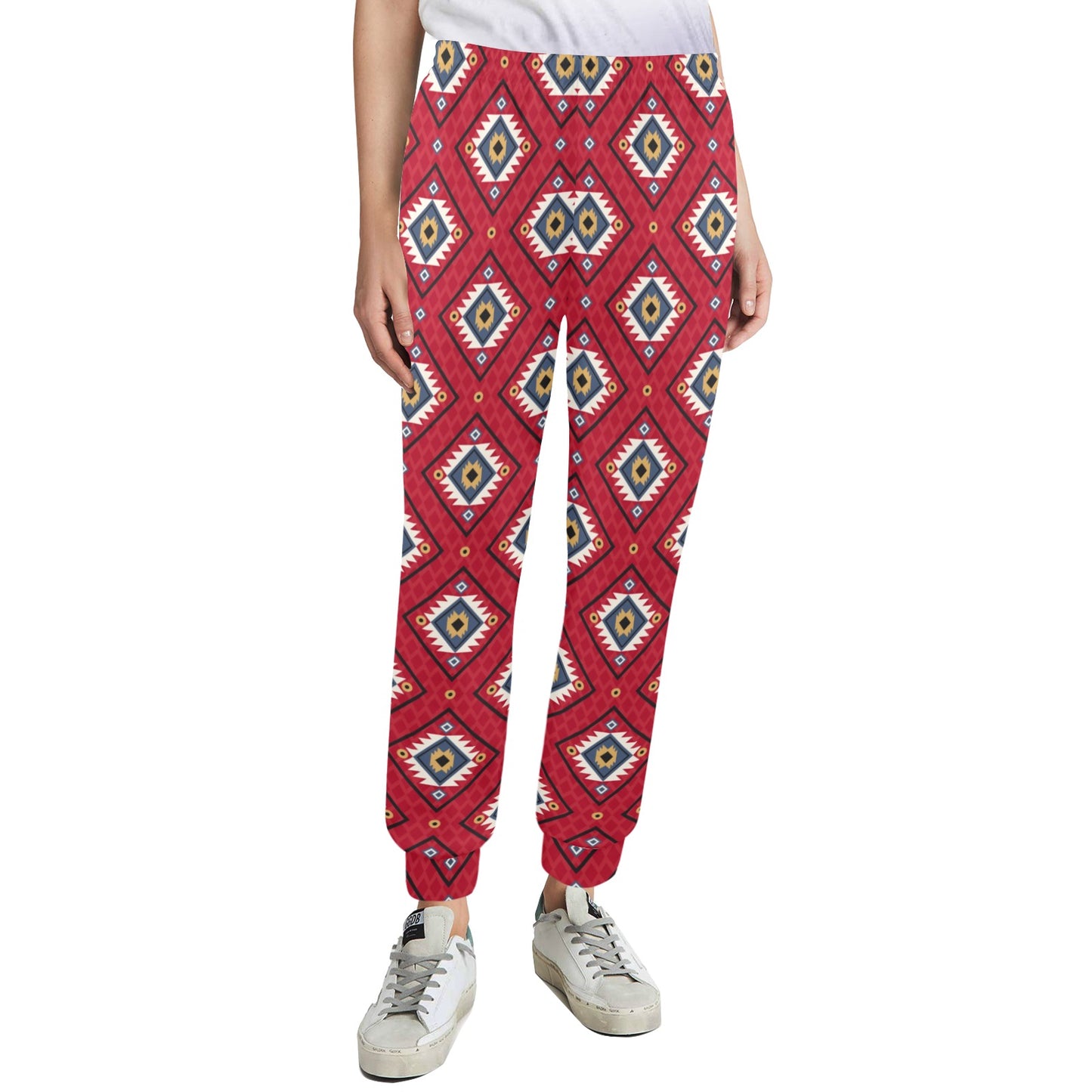 Aztec Pattern Print Design 10 Women's Casual Track Pants