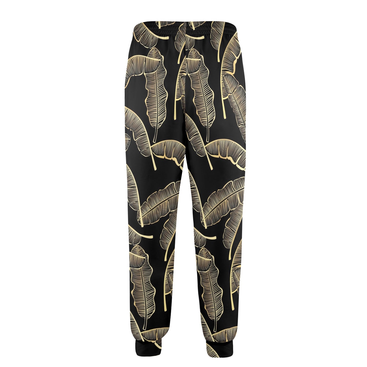 Banana Leaf Pattern Print Design BL07 Men's Casual Track Pants