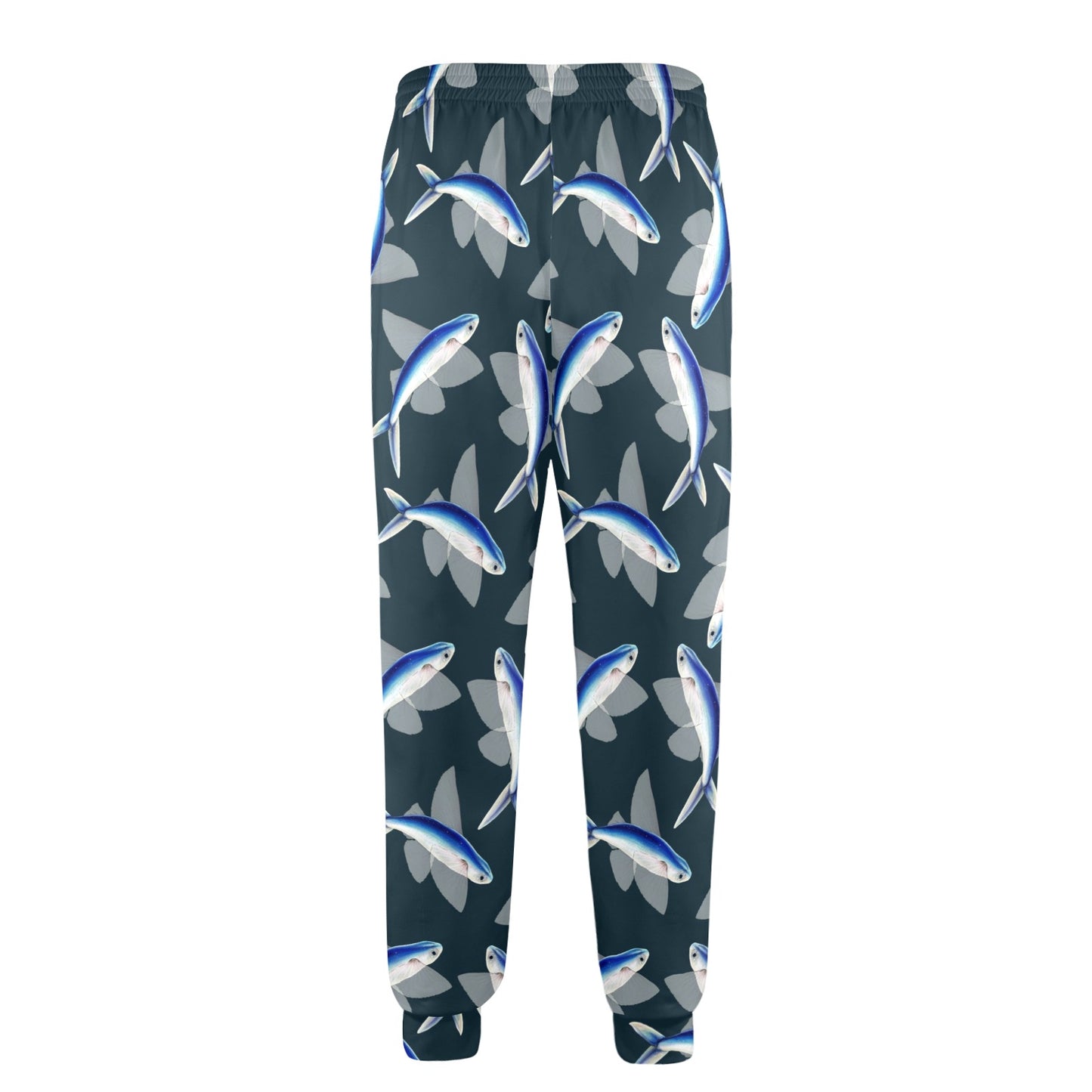 Flying Fish Pattern Print Design 04 Men's Casual Track Pants