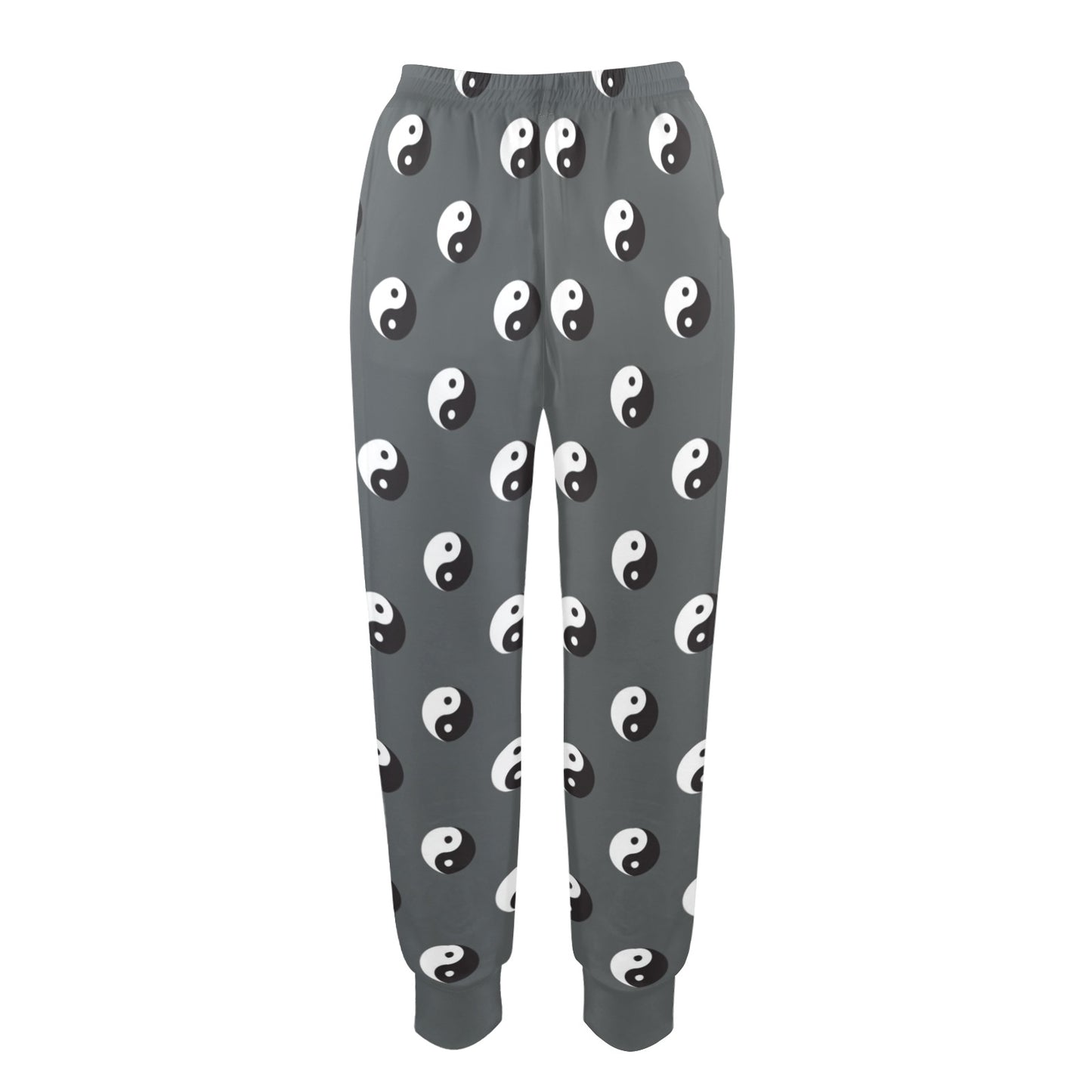 Yin Yang Print Design LKS303 Women's Casual Track Pants