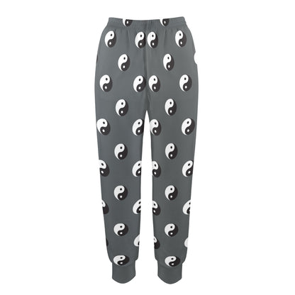 Yin Yang Print Design LKS303 Women's Casual Track Pants