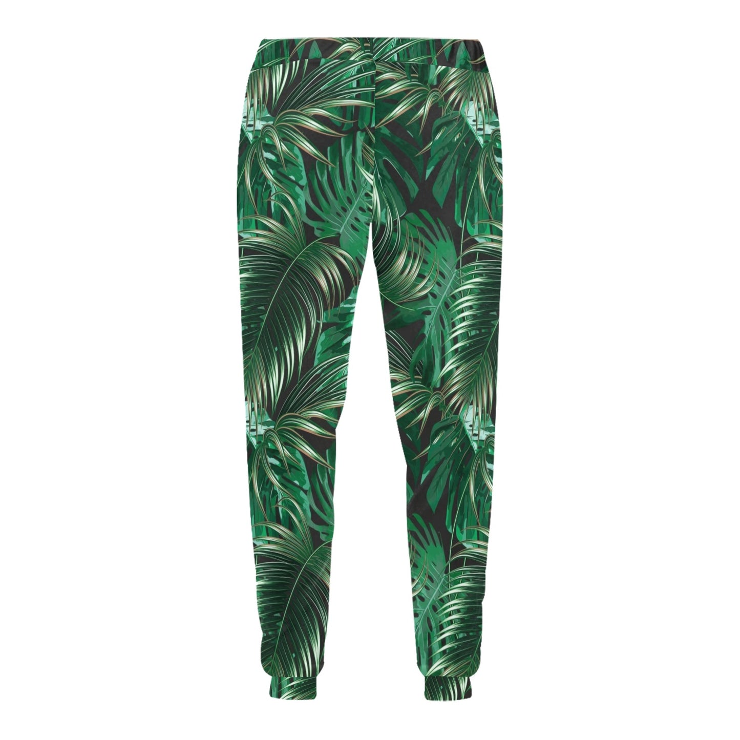 Tropical Flower Pattern Print Design TF012 Men's Sweatpants
