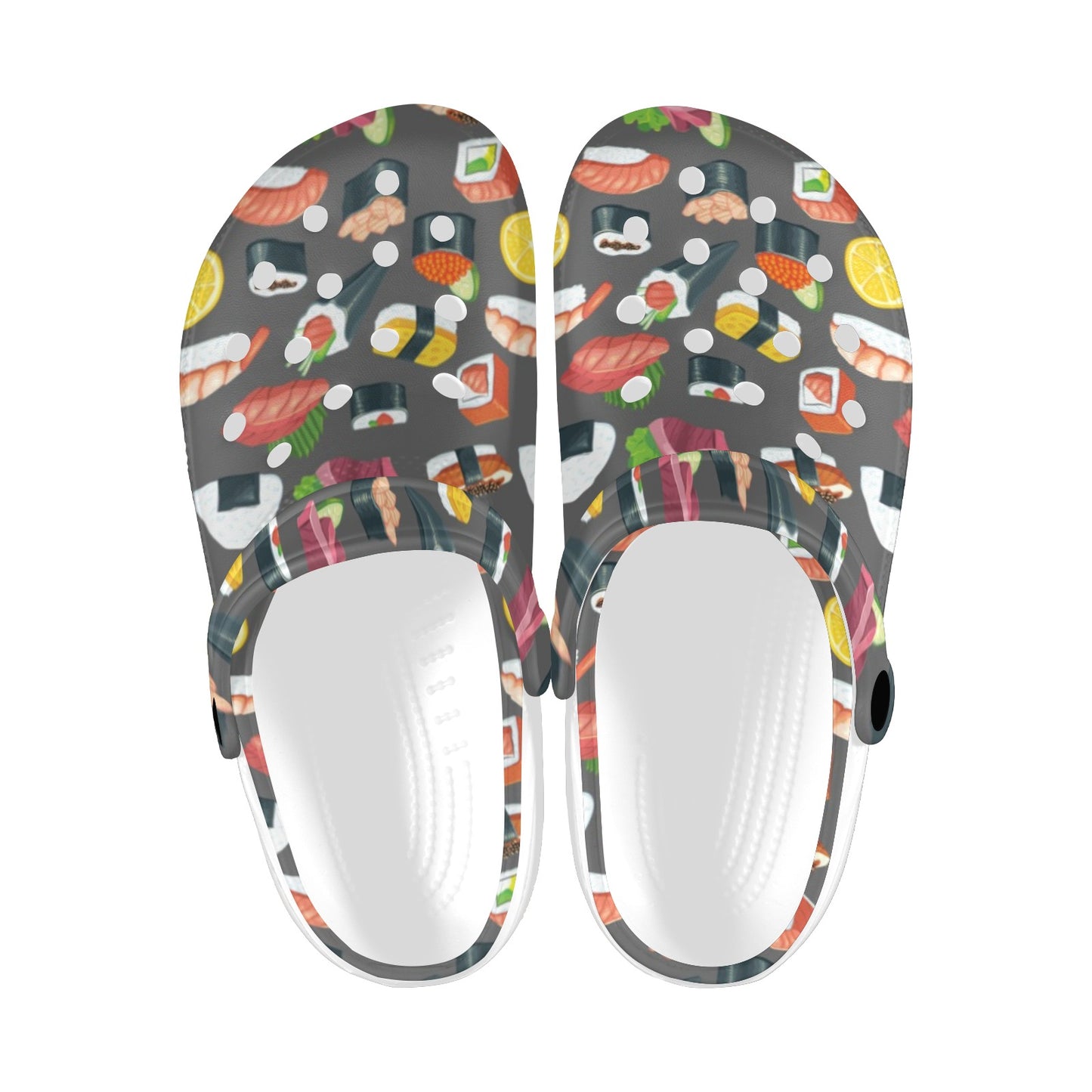 Sushi Pattern Print Unisex Clogs Shoes