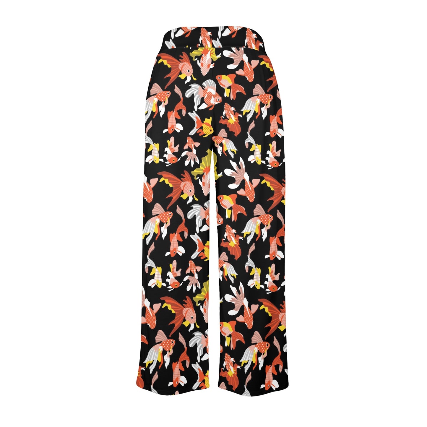 Goldfish Print Design LKS401 Women's Wide Leg Lounge Pants