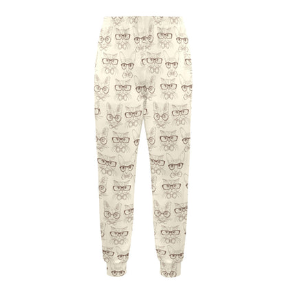 Cat Pattern Print Design 02 Men's Casual Track Pants