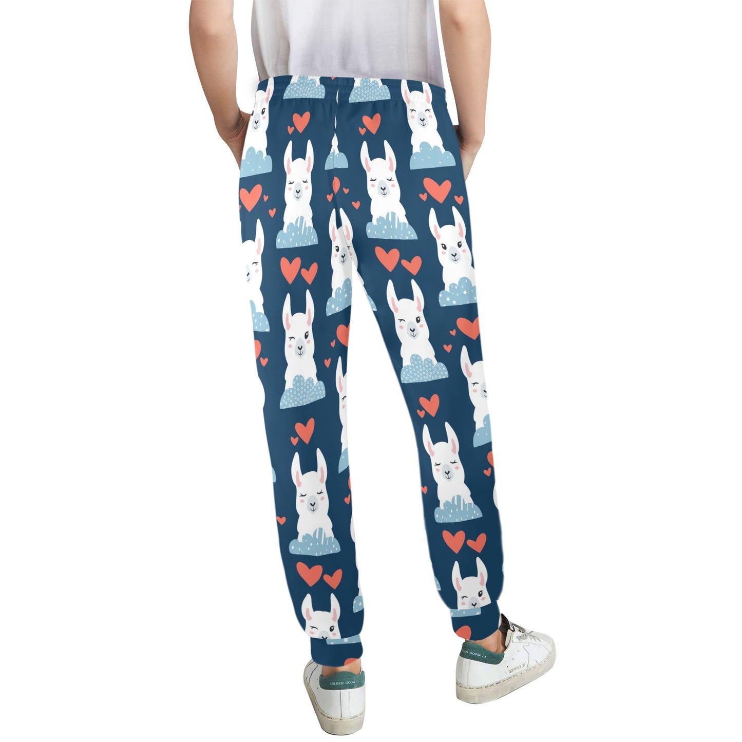 Alpaca Love Pattern Print Design 05 Women's Casual Track Pants