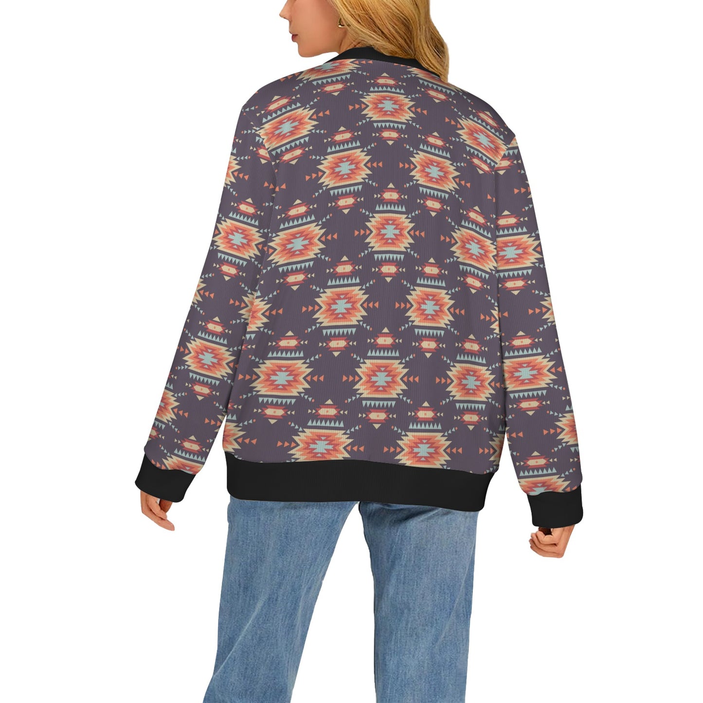 Tribal indians Aztec Women's Cardigan