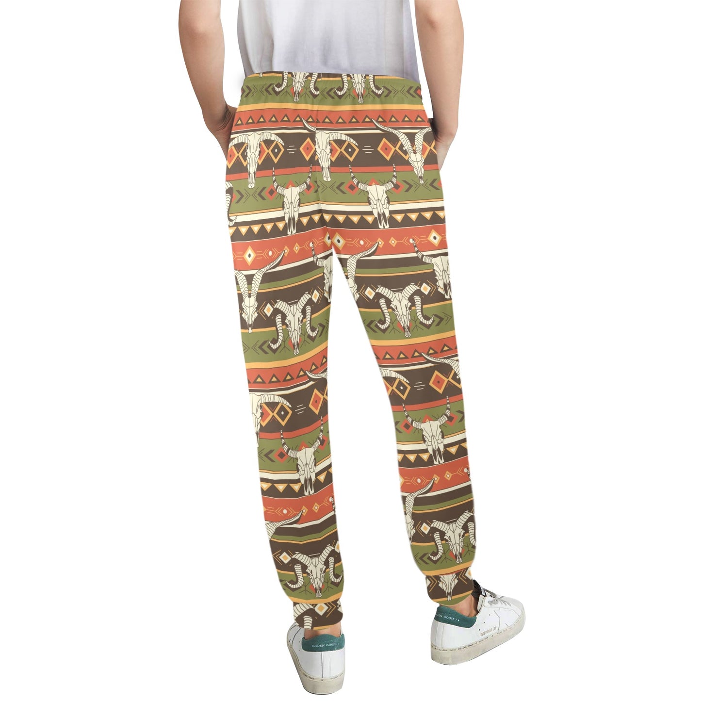 American indian Skull Animal Women's Casual Track Pants