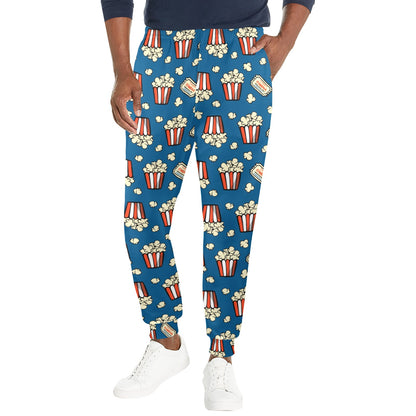Popcorn Pattern Print Design A03 Men's Casual Track Pants