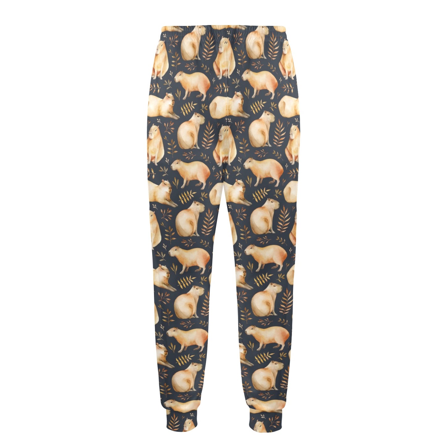 Capybara Pattern Print Design 02 Men's Casual Track Pants