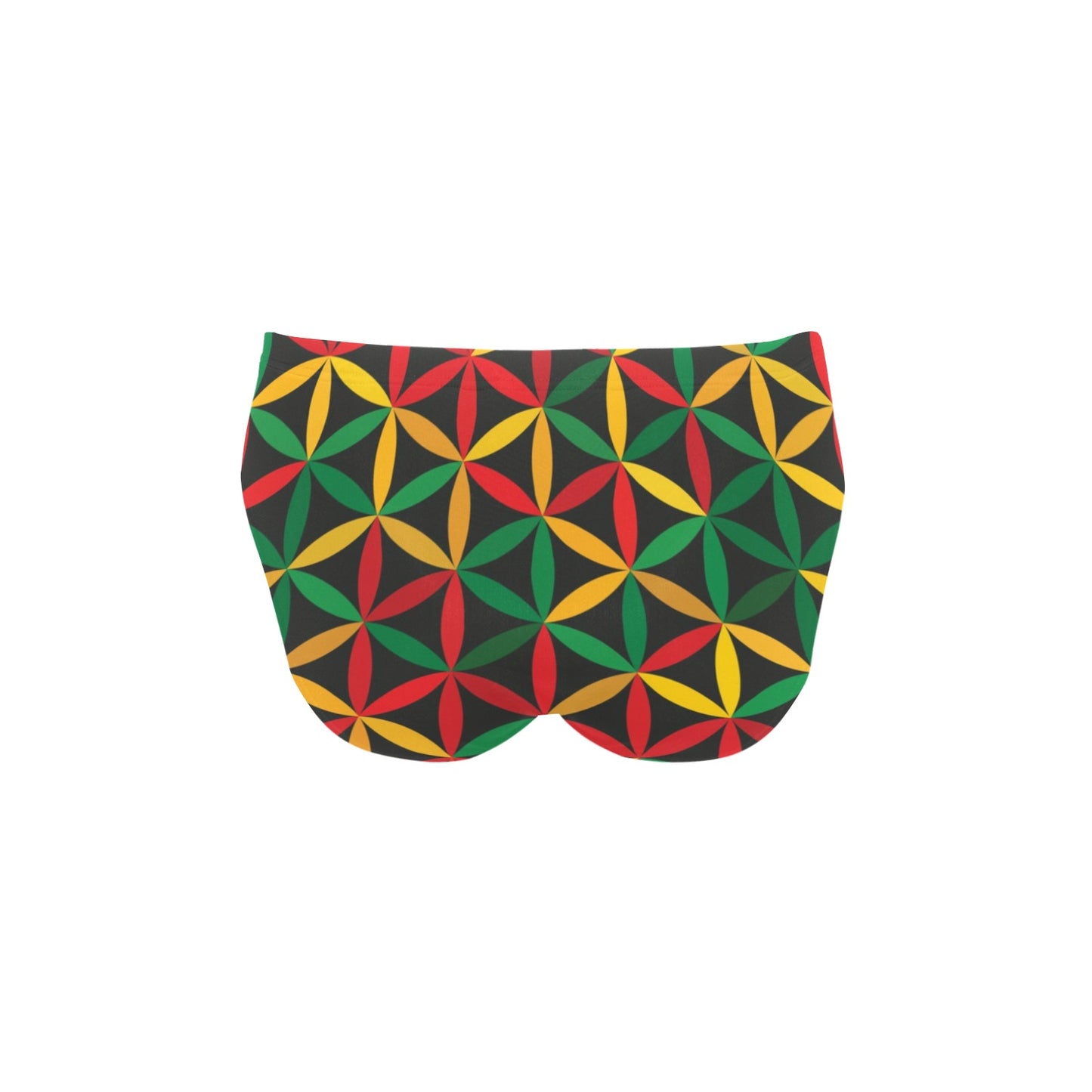 Rasta Pattern Print Design A04 Men's Swimming Briefs