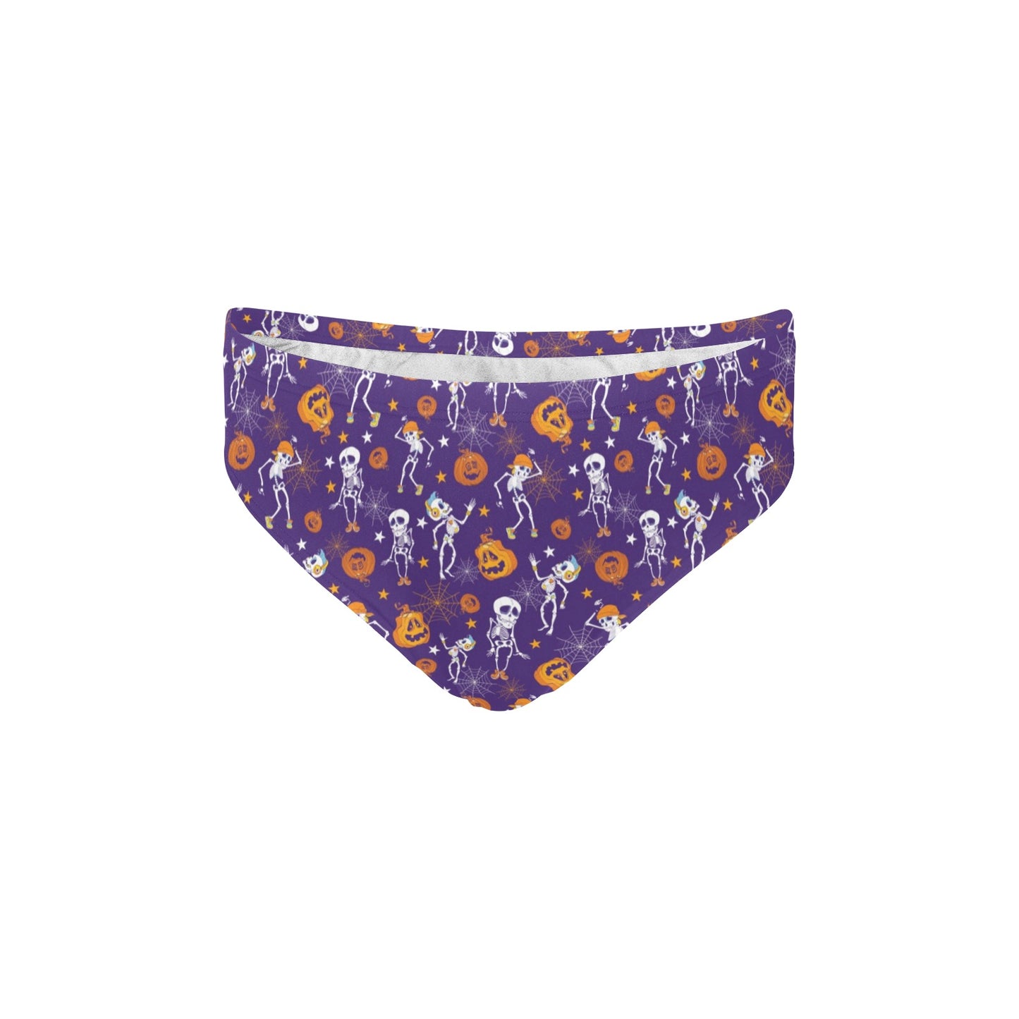 Skeleton Halloween Dance Print Design LKS304 Men's Swimming Briefs