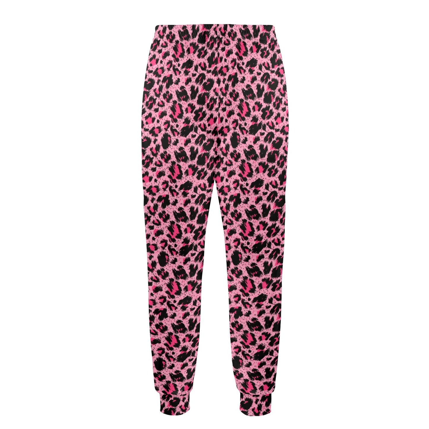 Cheetah Pink Pattern Print Design 01 Men's Casual Track Pants