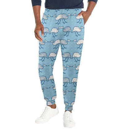 Emu Pattern Print Design 01 Men's Casual Track Pants