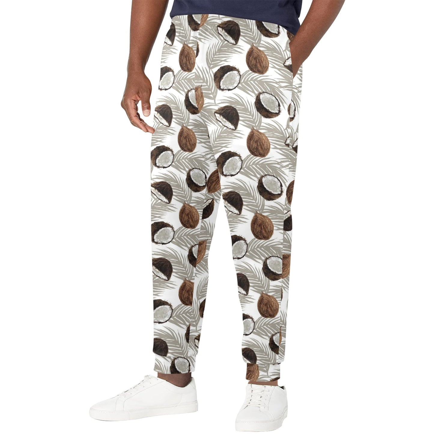 Coconut Pattern Print Design CN03 Men's Casual Track Pants