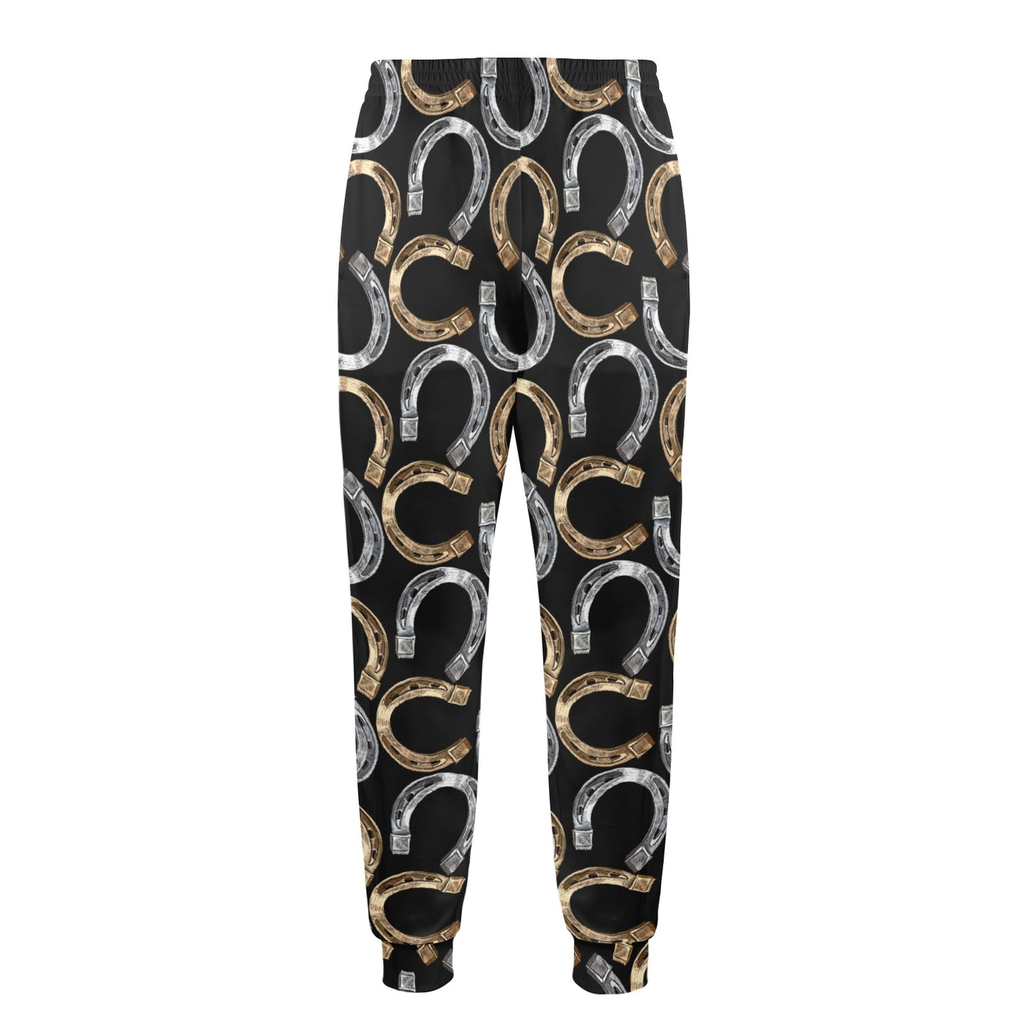 Horseshoe Print Design LKS305 Men's Casual Track Pants