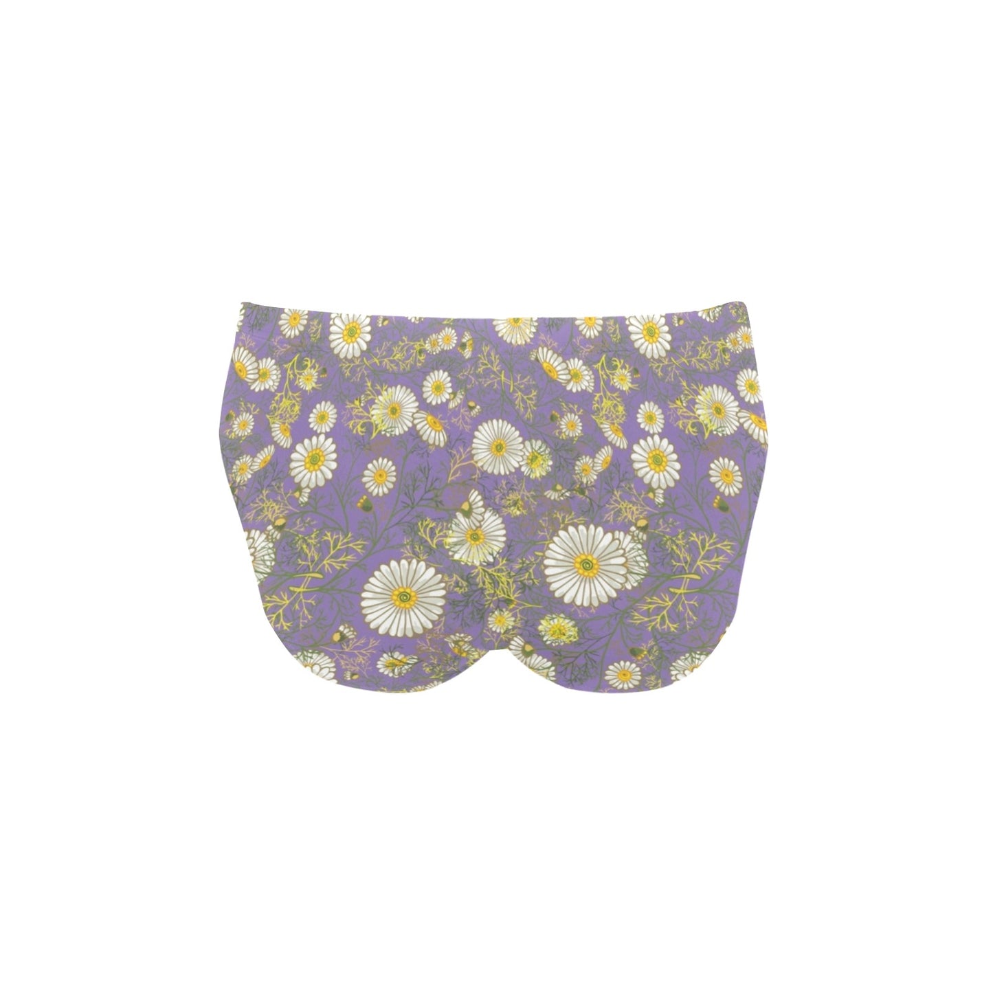 Daisy Pattern Print Design DS011 Men's Swimming Briefs