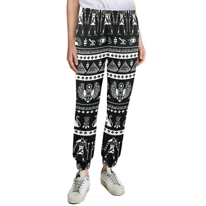 egyptian Design Print Pattern JJ0176 Women's Casual Track Pants