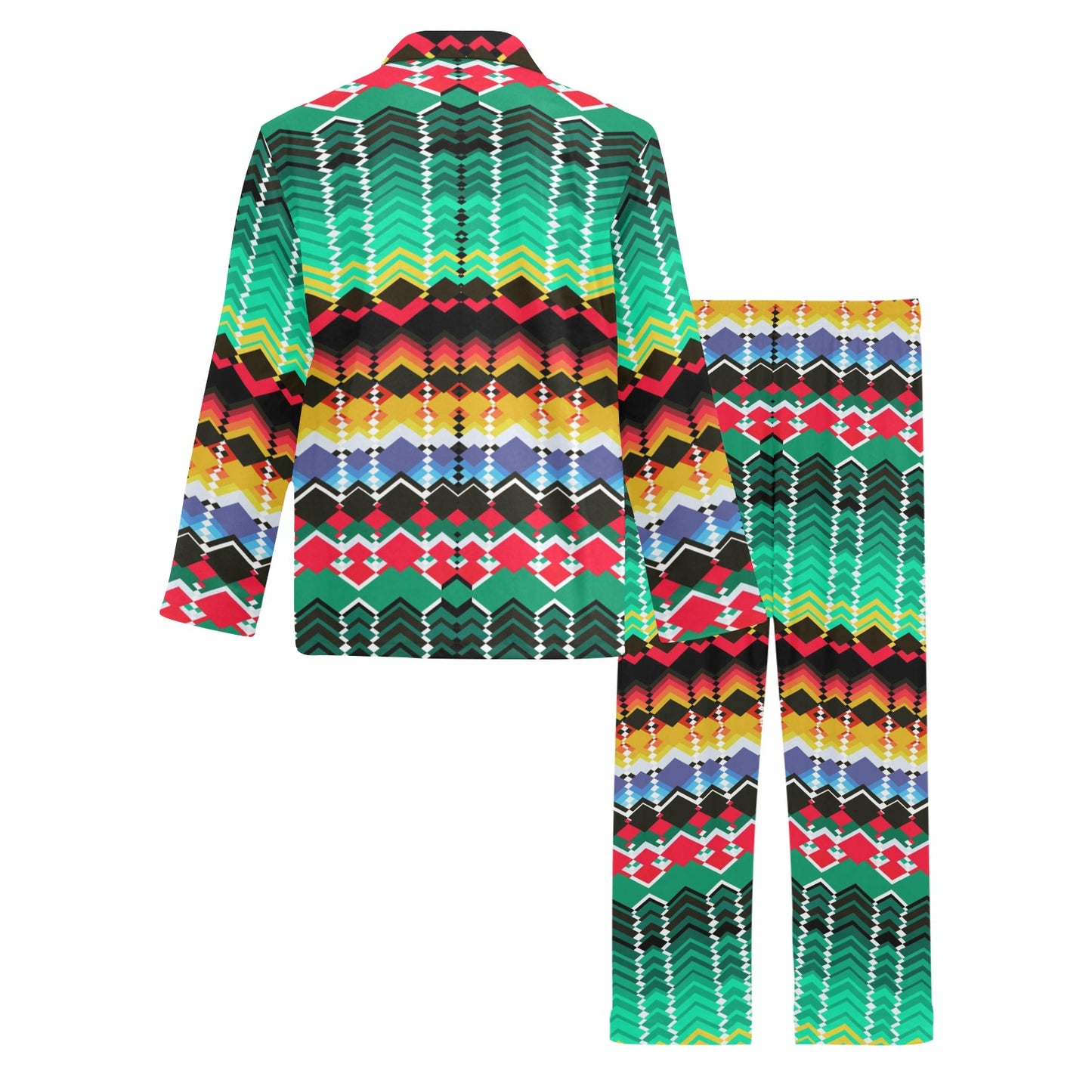 Serape Print Design LKS307 Men's Long Pajama Set