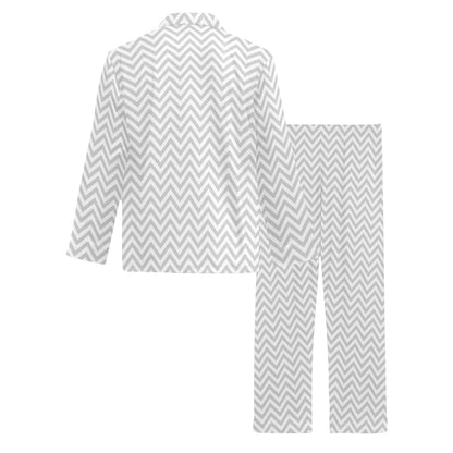 Chevron Print Design LKS401 Men's Long Pajama Set