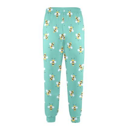 Bee Pattern Print Design 01 Men's Casual Track Pants