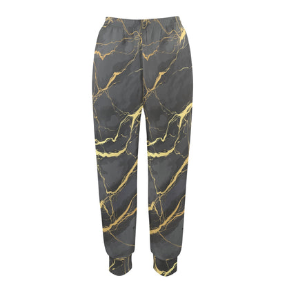 Marble Pattern Print Design 02 Women's Casual Track Pants
