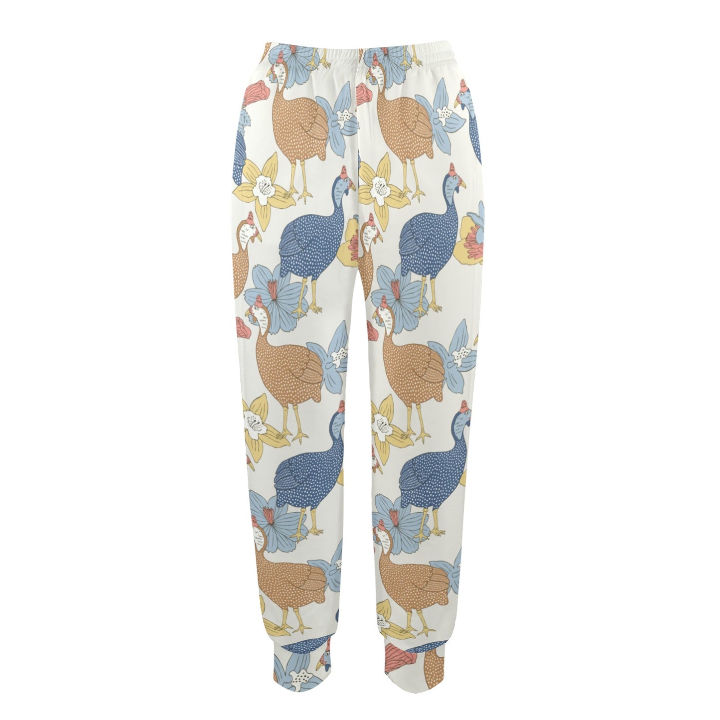 Guinea Fowl Pattern Print Design 01 Women's Casual Track Pants