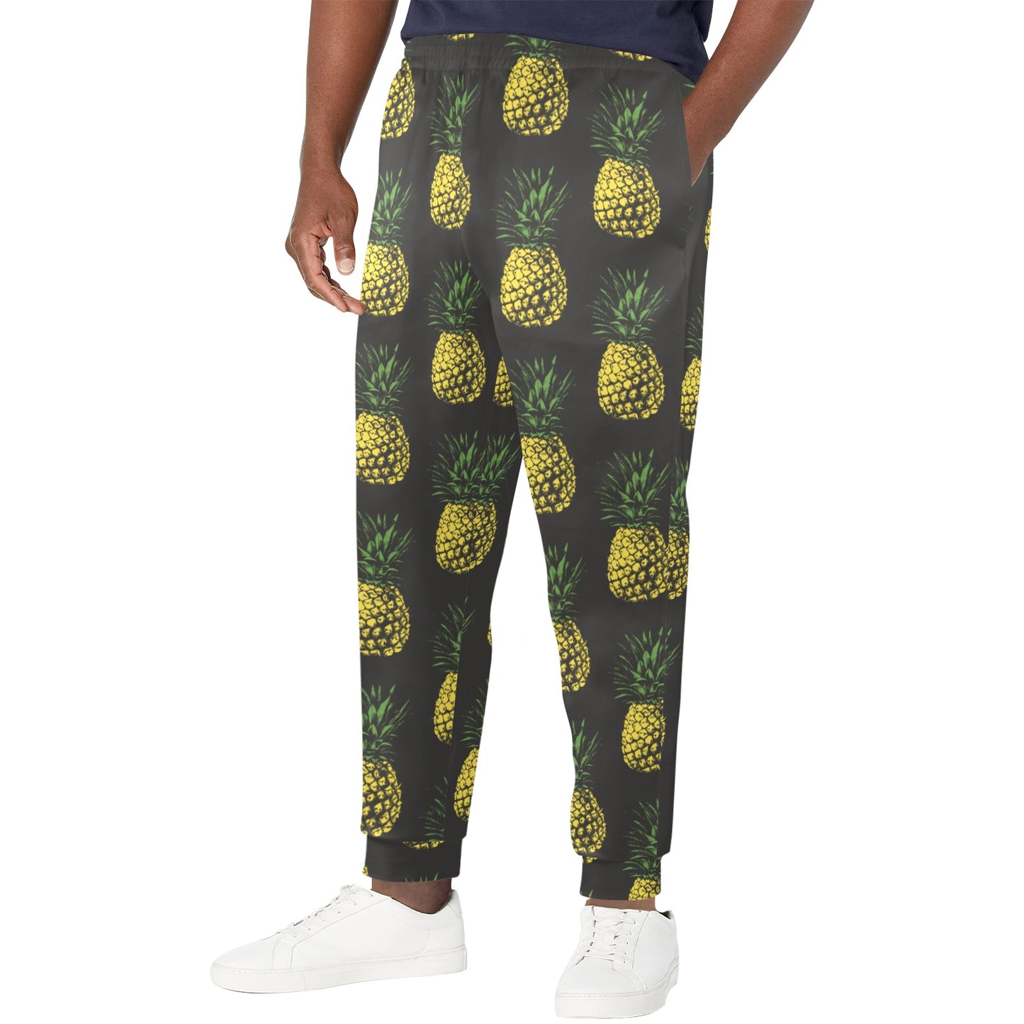 Gold Pineapple Men's Casual Track Pants