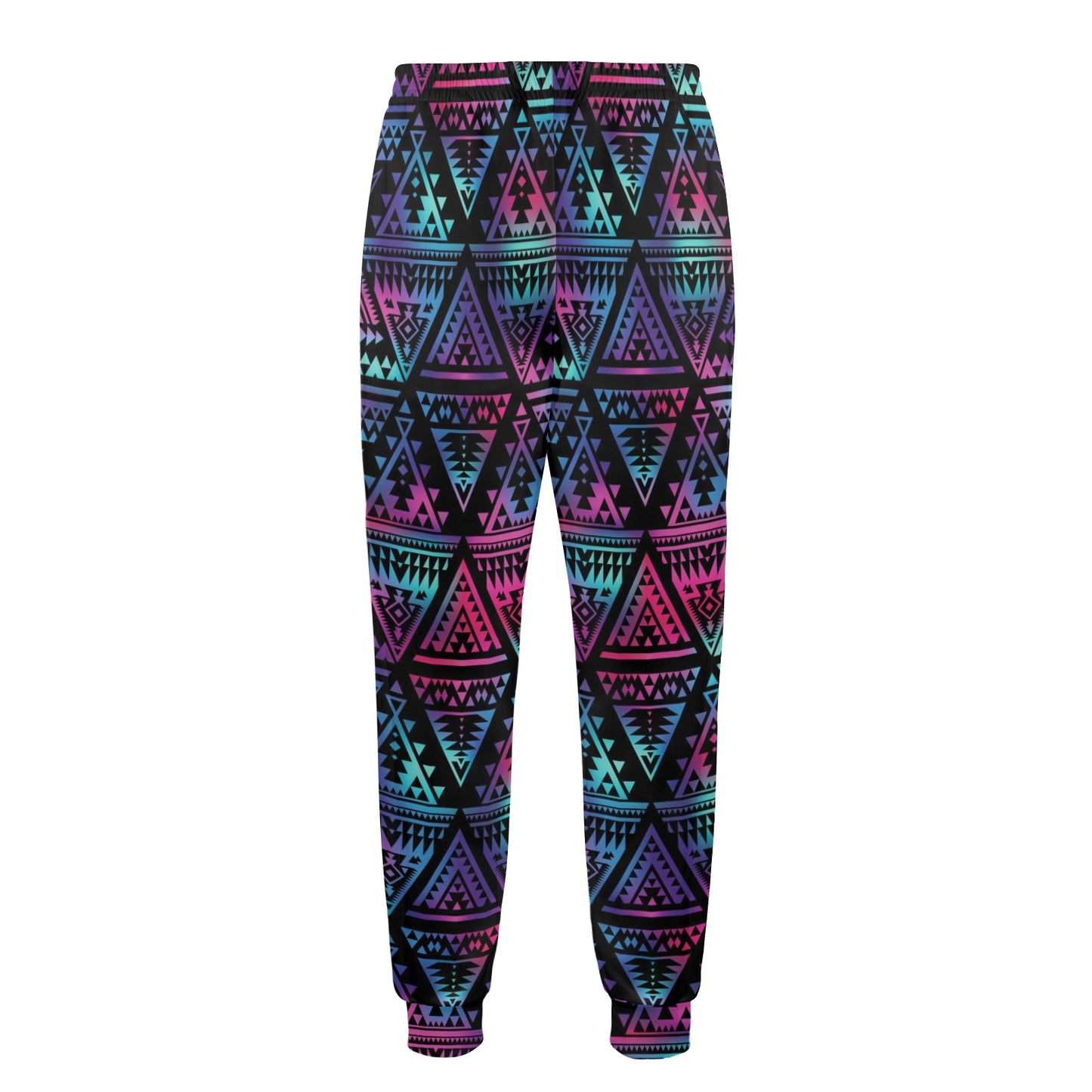 Tribal aztec Dark Multicolor Men's Casual Track Pants