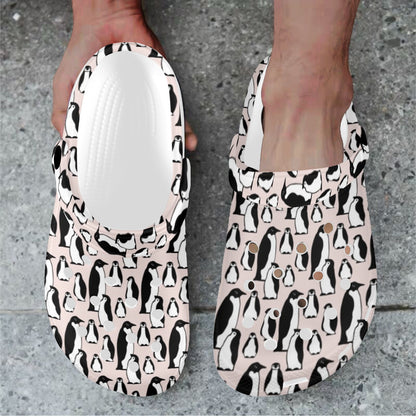 Penguin Themed Unisex Clogs Shoes