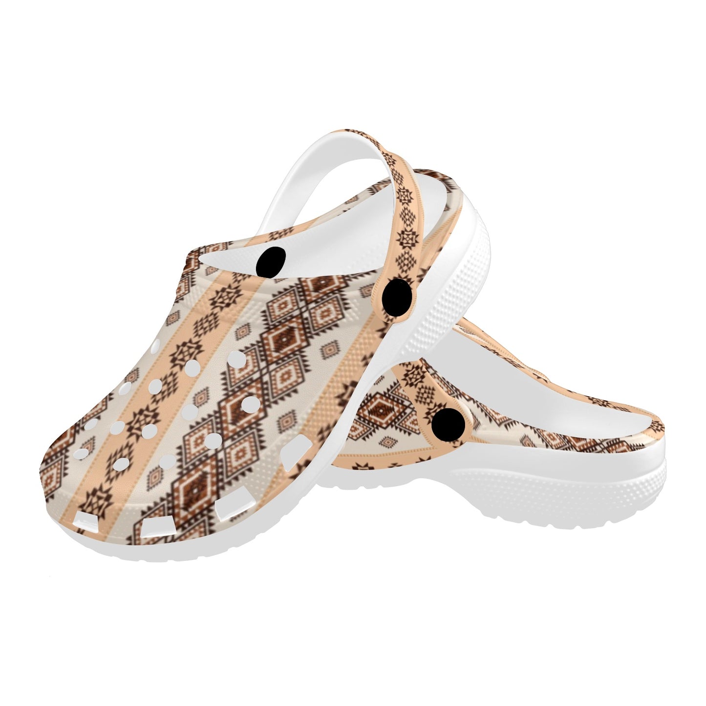 Native Classic Pattern Print Unisex Clogs Shoes