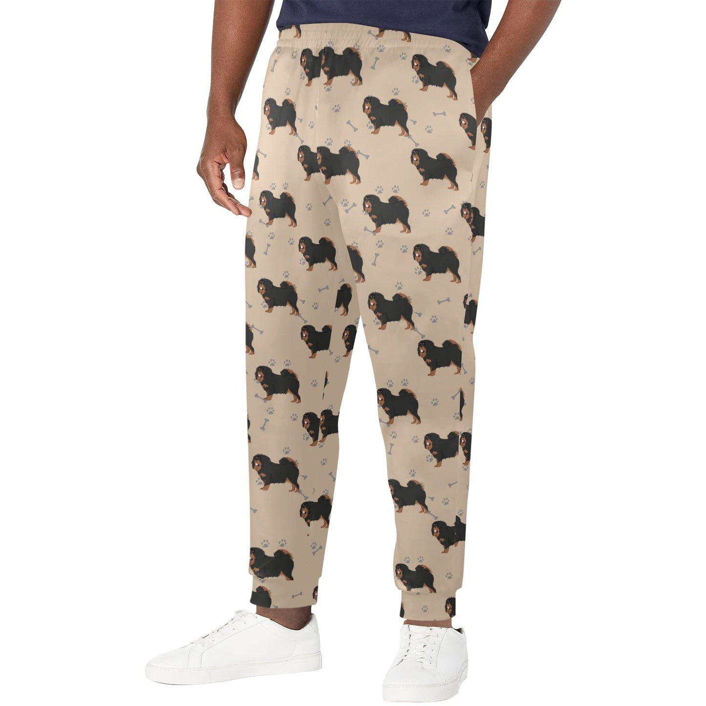 Tibetan Mastiffs Print Design LKS301 Men's Casual Track Pants