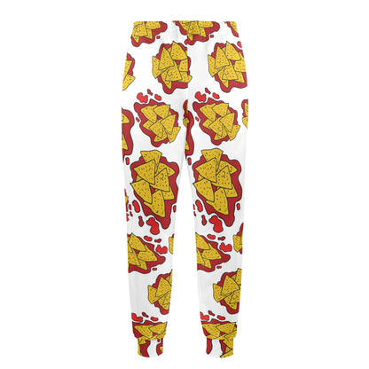 Nachos Pattern Print Design A03 Men's Casual Track Pants