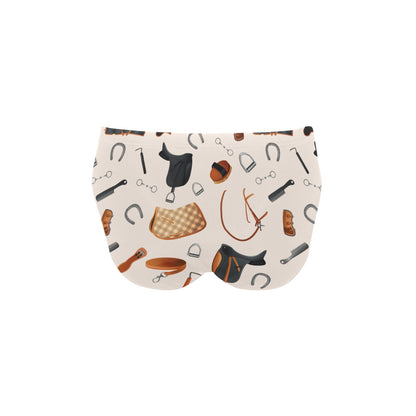 Equestrian Equipment Print Pattern Men's Swimming Briefs