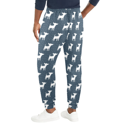 Chihuahua Pattern Print Design 03 Men's Casual Track Pants