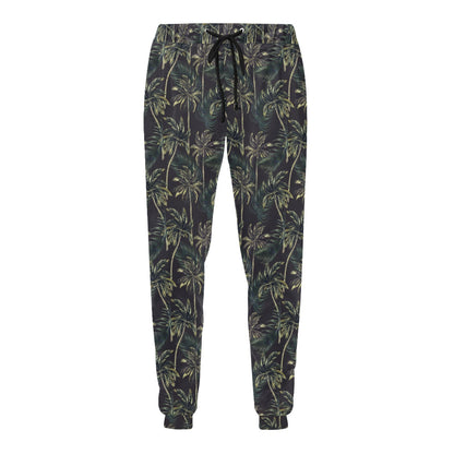 Palm Tree Background Design Print Men's Sweatpants