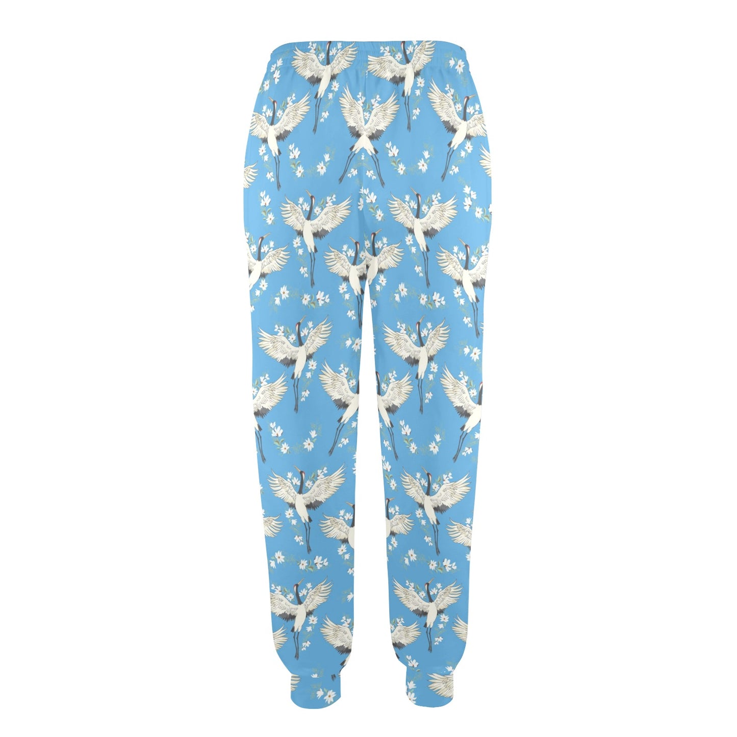 Crane Pattern Print Design 03 Women's Casual Track Pants